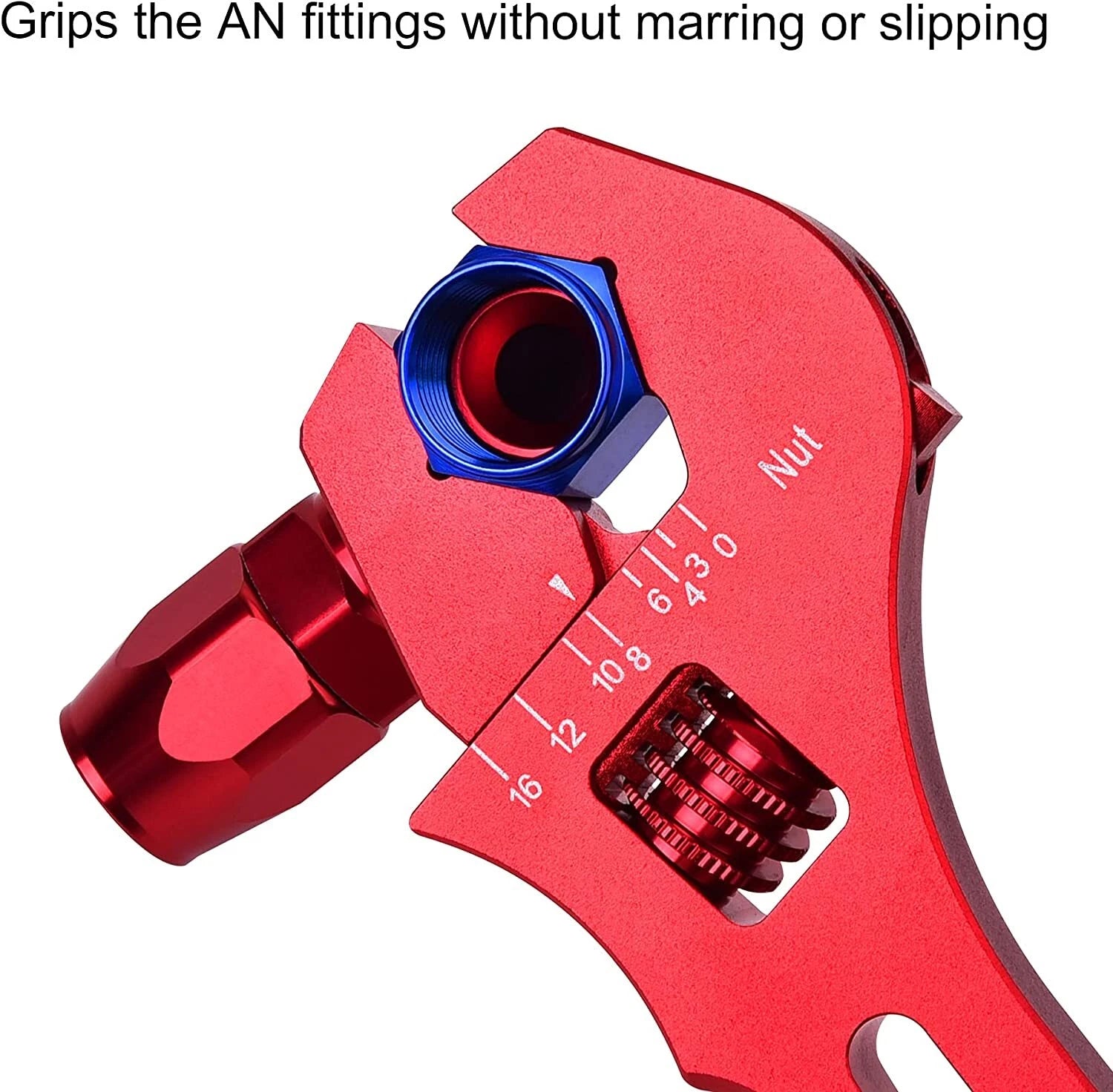 Adjustable Wrench 3AN-16AN Aluminum Spanner Tool for Hose End Fitting