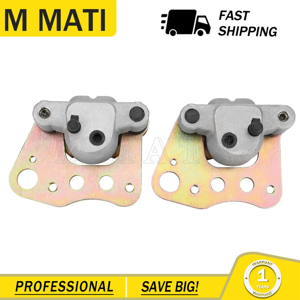 Front Brake Calipers & Pads for Polaris Sportsman 400 500 600 700 2000–2004