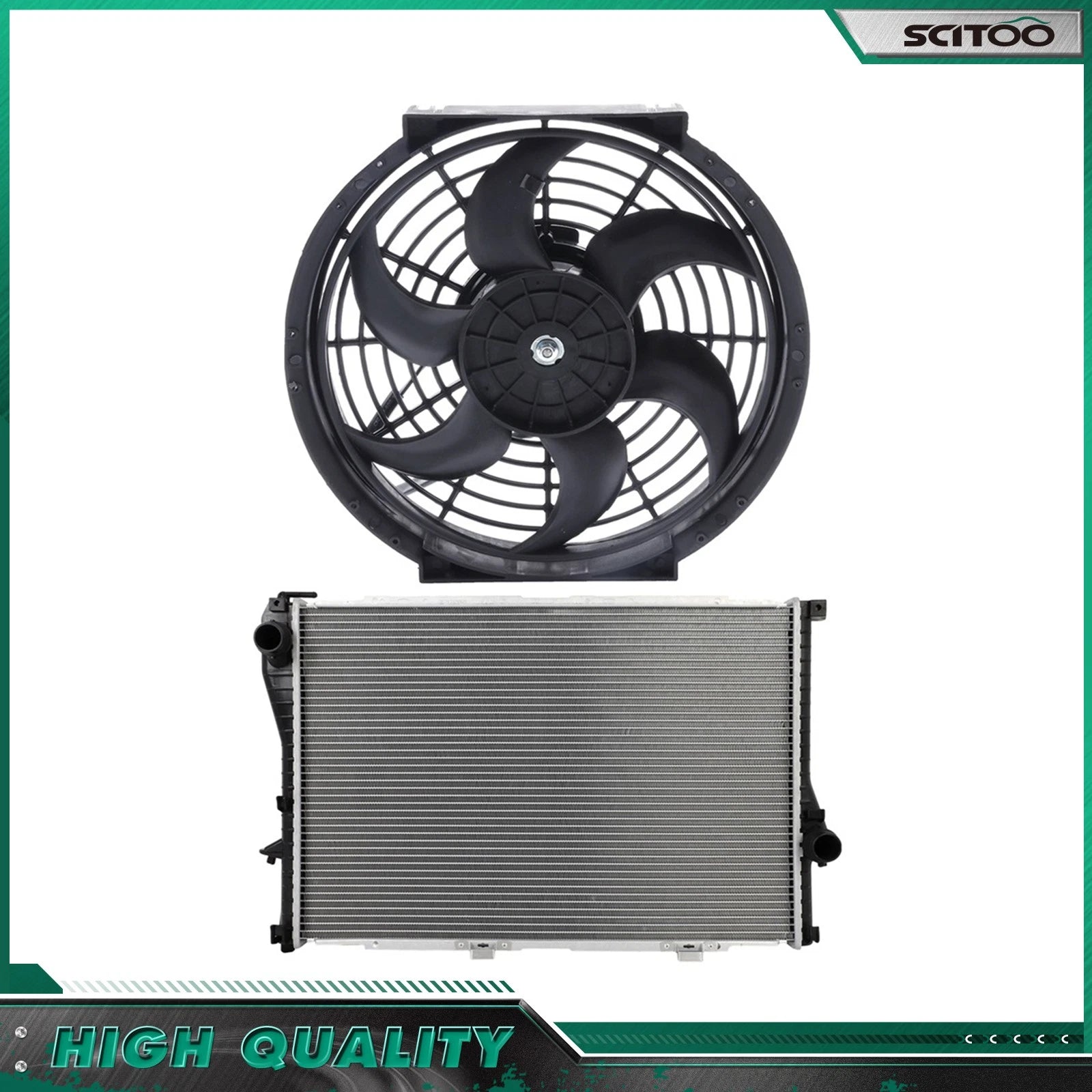 Radiator and Cooling Fan Kit for BMW M5 (2000–2003)
