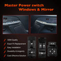 Power Window Door Mirror Switch Set for Chevy Silverado GMC Sierra (2000–2002)
