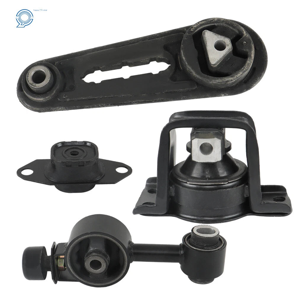 Set of 4 Engine Motor & Transmission Mounts for Nissan Cube Tiida Versa (2009–2014)
