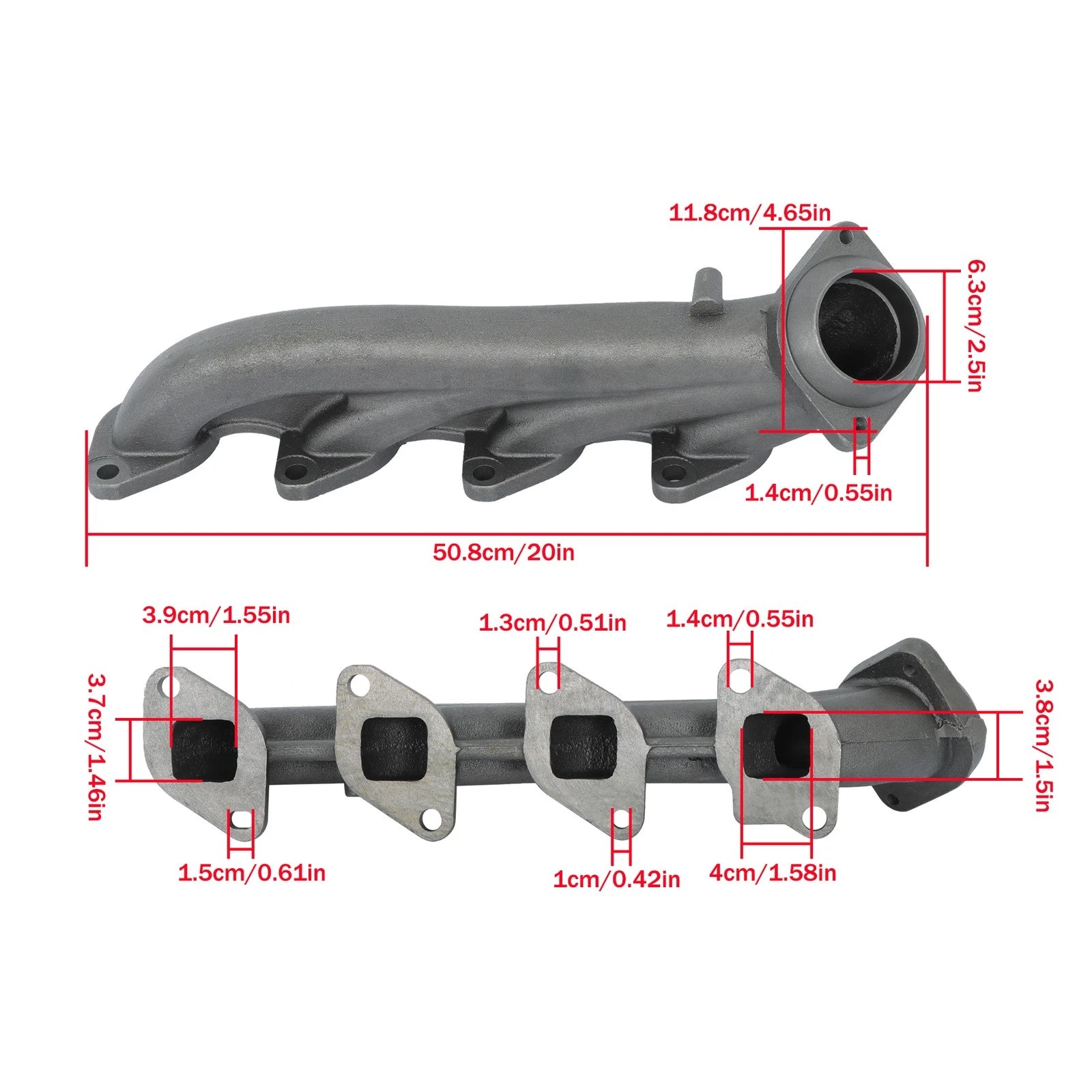 Left Side Exhaust Manifold for Ford F-150 F-250 Super Duty (2010–2020)
