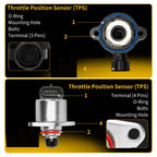 Throttle Position Sensor and Idle Control Valve Set for Chevy (2000–2006)