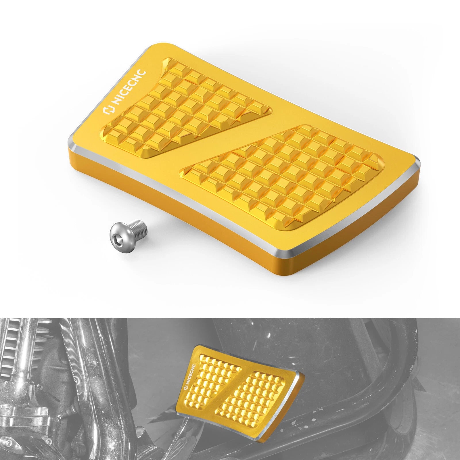 Rear Foot Brake Lever Pedal Pad Extension for Harley Softail Slim (2012–2017)