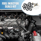 Set of 6 Fuel Injector O Rings Seals with Micro Filters for Nissan Sentra (2000–2003)