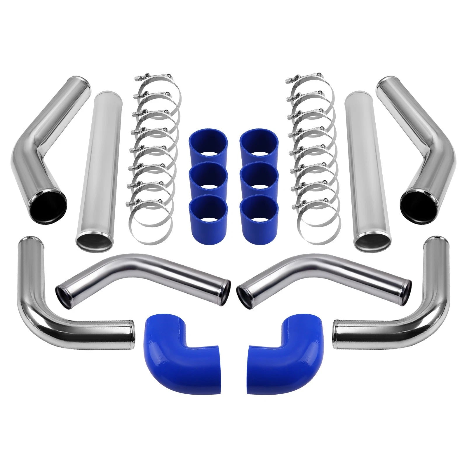 2.5 Inch Universal Aluminum Intercooler Turbo Pipe Kit for (—–—)
