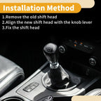 6 Speed Gear Shifter Knob & Cover for Mercedes-Benz C-Class (2000-2007)