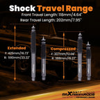 Complete Drop Shocks Set for Ford F100 F150 2WD (1965–1979)