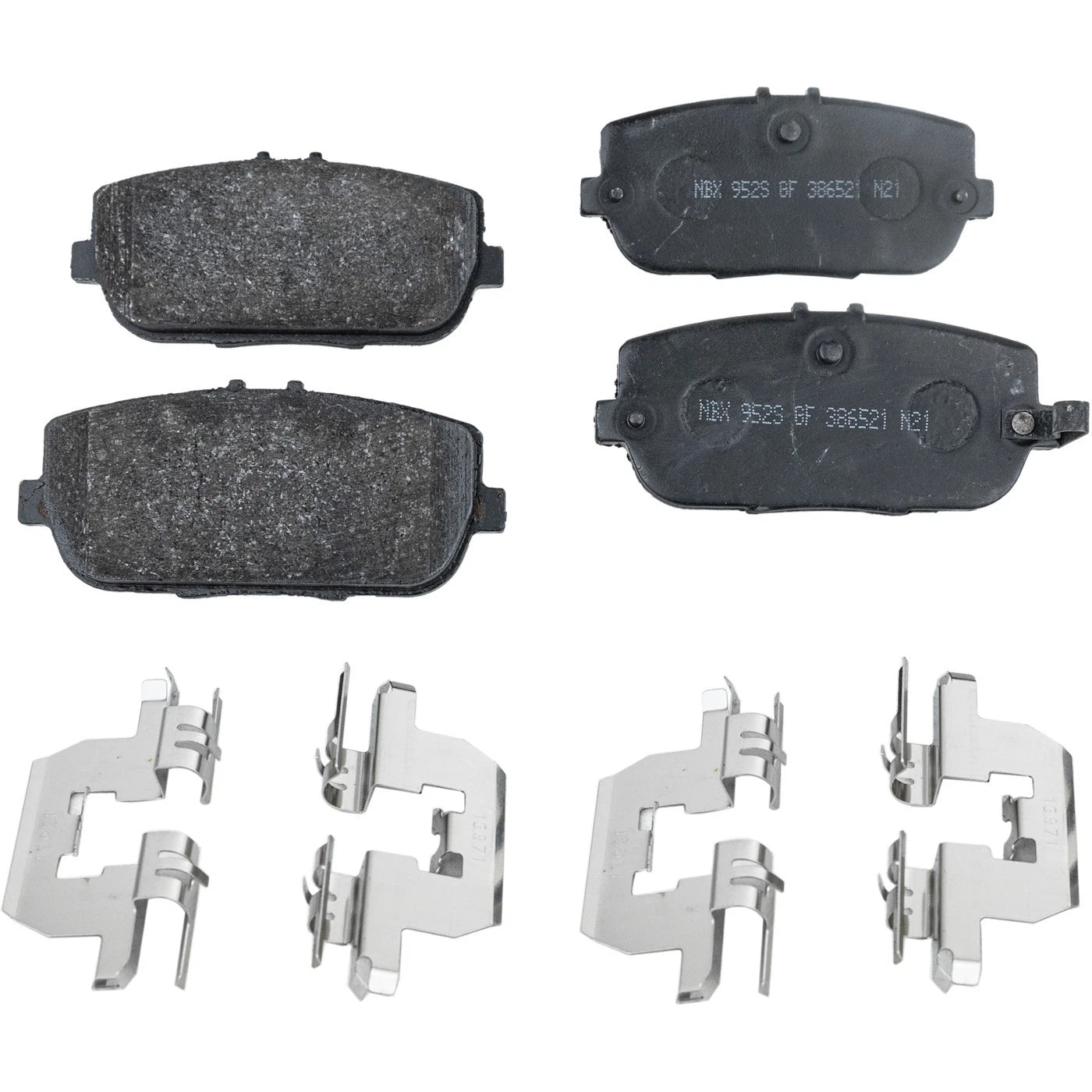 Set of 4 NAO Brake Pads for Mazda MX-5 Miata (2006–2015)