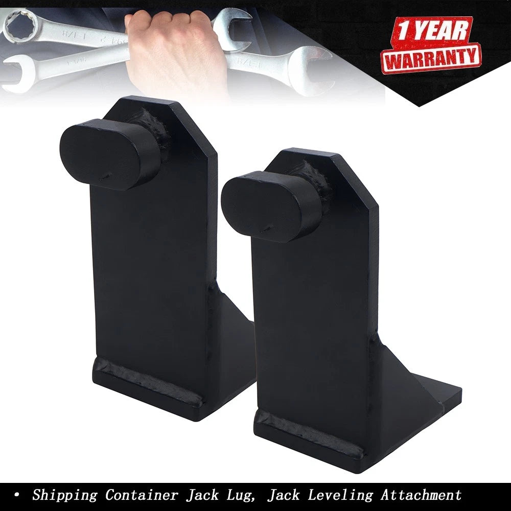 2X Shipping Container Jack Lug Upgrade for Leveling