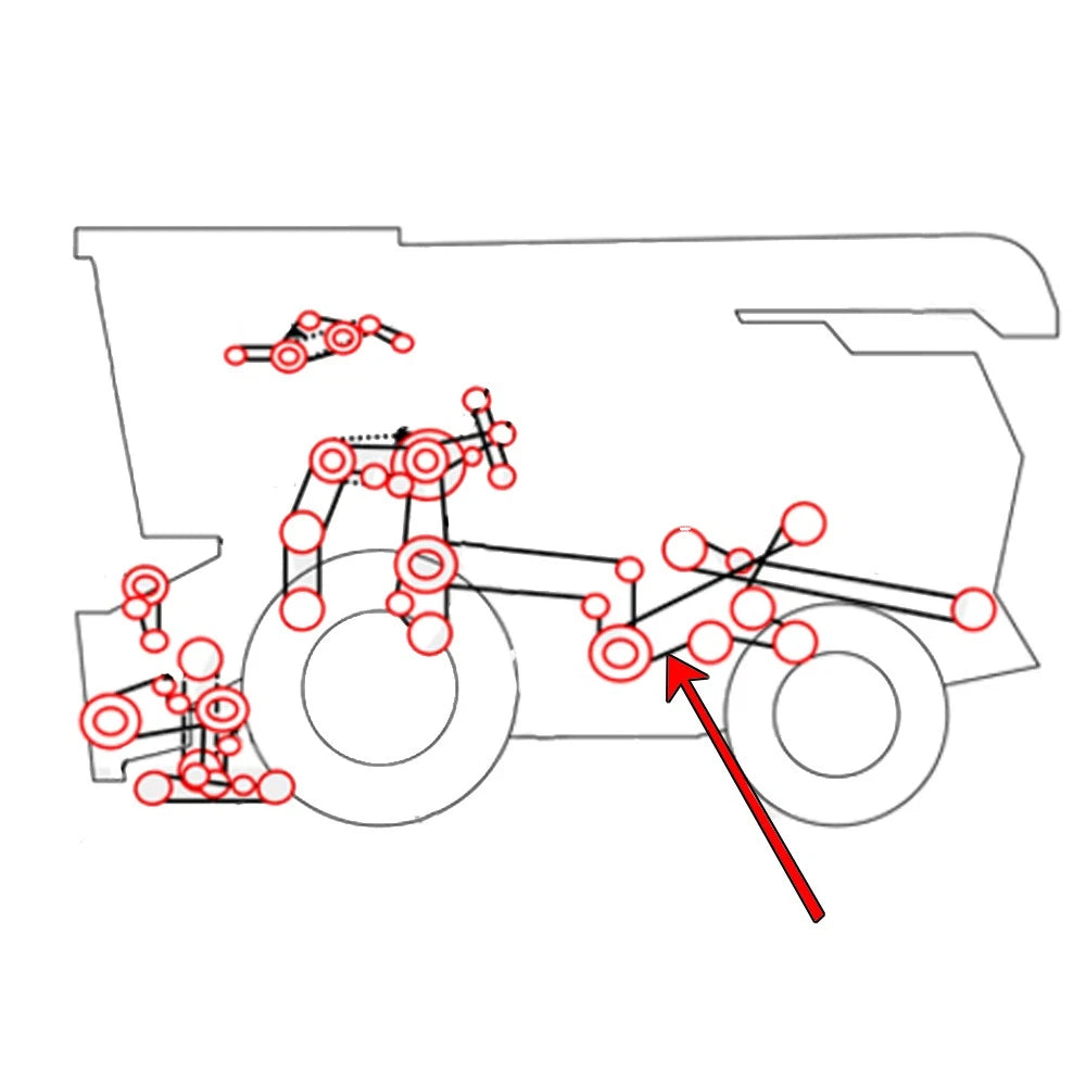 Straw Walker Belt for Massey Ferguson 750 (833855M1)