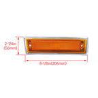 Set of 2 Front Bumper Side Marker Lights for Chevy GMC C/K 10 (1981-1991)