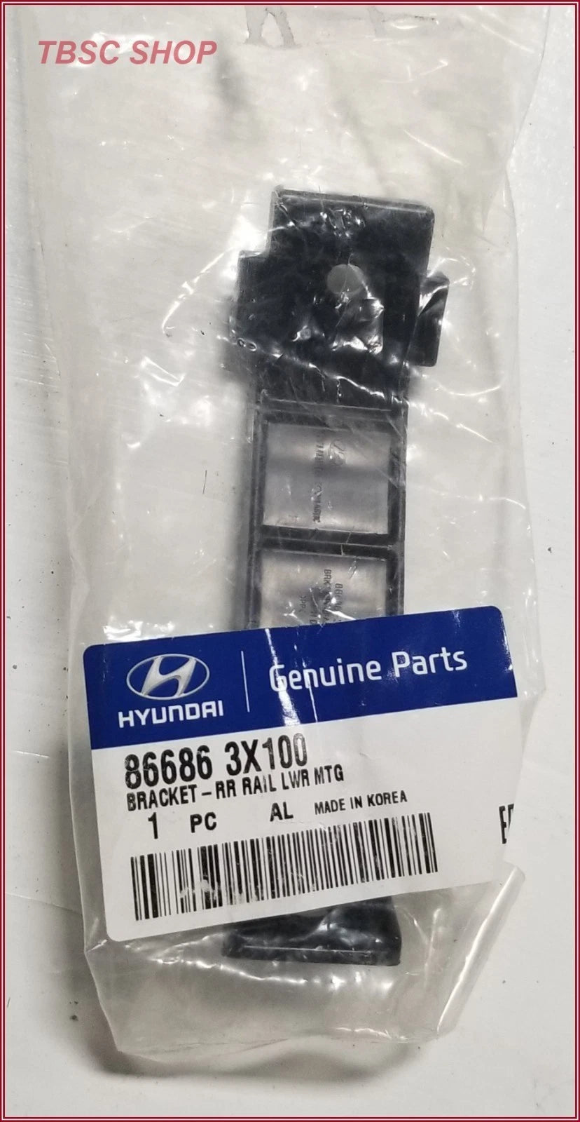 Rear Rail Lower Mounting Bracket for Hyundai Elantra (2011–2013) 86686-3X100