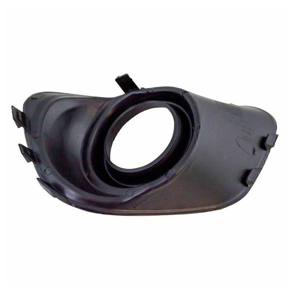 Black Left Front Bumper Fog Light Bezels for Jeep Compass (2011-2017)