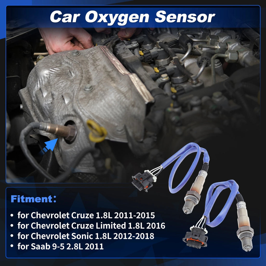 2X Upstream Downstream Oxygen Sensor for Chevrolet Cruze 1.8L (2011–2015)