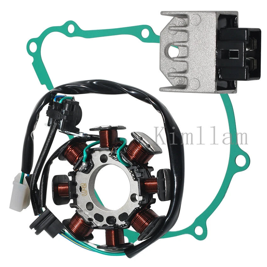 Stator Coil + Regulator Rectifier + Gasket for Honda CRF150F (2006–2017) 31120-KPT-A01