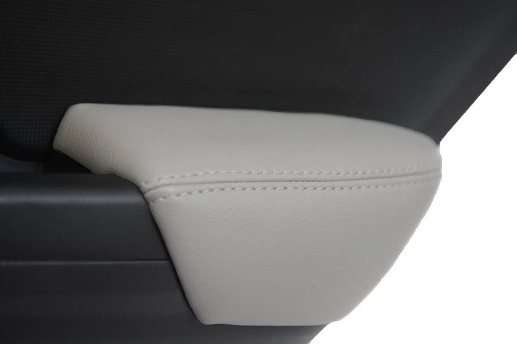 Front Door Armrest Leather Cover for Honda Civic Sedan (2012–2015) Gray
