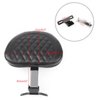 Driver Backrest Pad for Harley Fatboy FLSTF Heritage Softail (2007–2017) Chrome