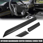 Carbon Fiber Pattern Dashboard Panel Cover for Toyota Tundra (2014–2021)