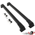 Set of 2 Roof Rack Cross Bars for Mazda 5 (2006–2017) Black Aluminum