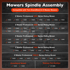 Deck Spindle Assembly for Toro Z Master Professional (Commercial, GrandStand)