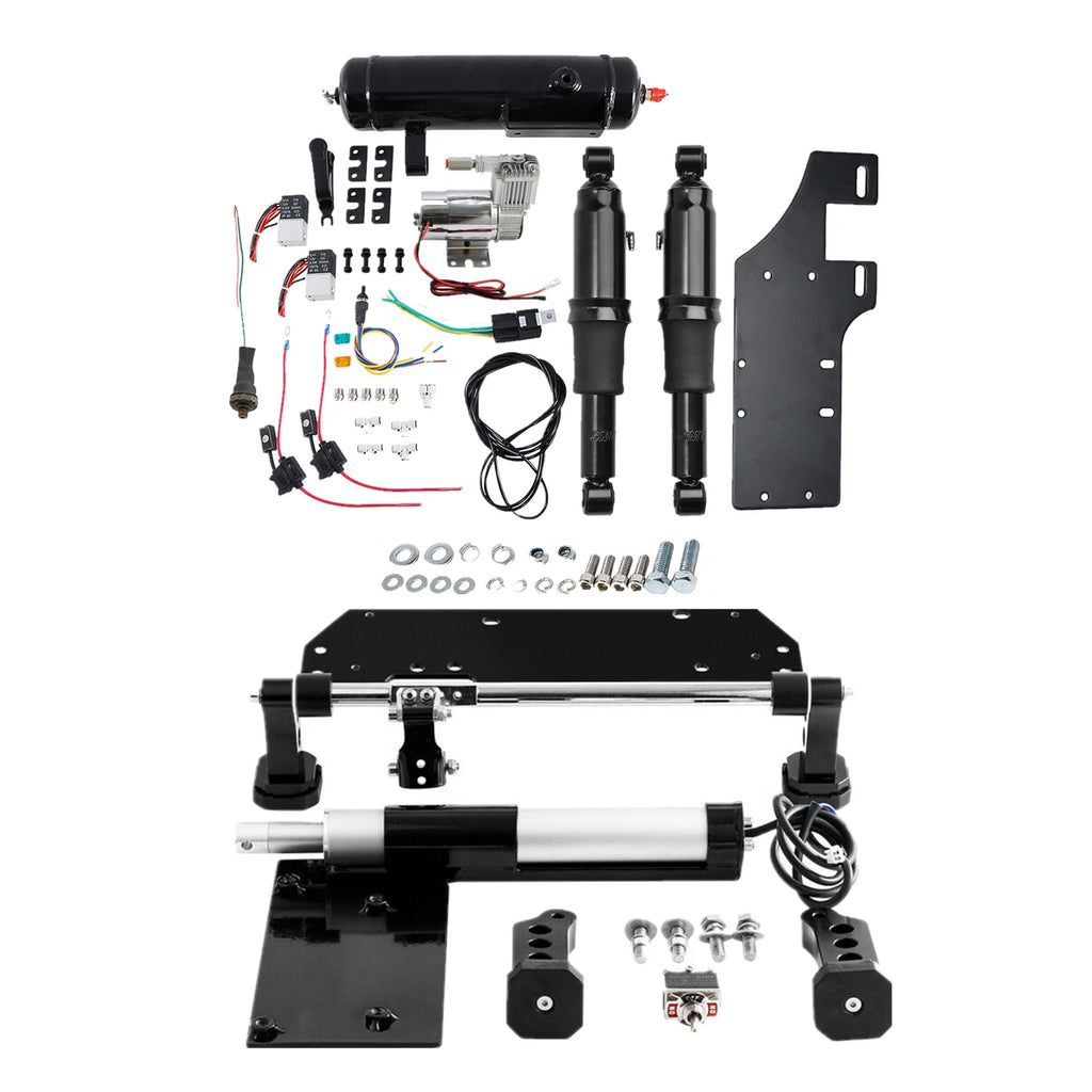 Electric Center Stand Air Ride Suspension Tank for Harley Electra Glide (2017–2025)