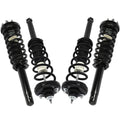 Set of 4 Complete Struts with Coil Spring for Acura TSX (2004–2008)