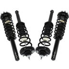Set of 4 Complete Struts with Coil Spring for Acura TSX (2004–2008)