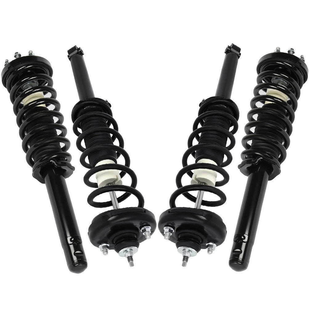 Set of 4 Complete Struts with Coil Spring for Acura TSX (2004–2008)