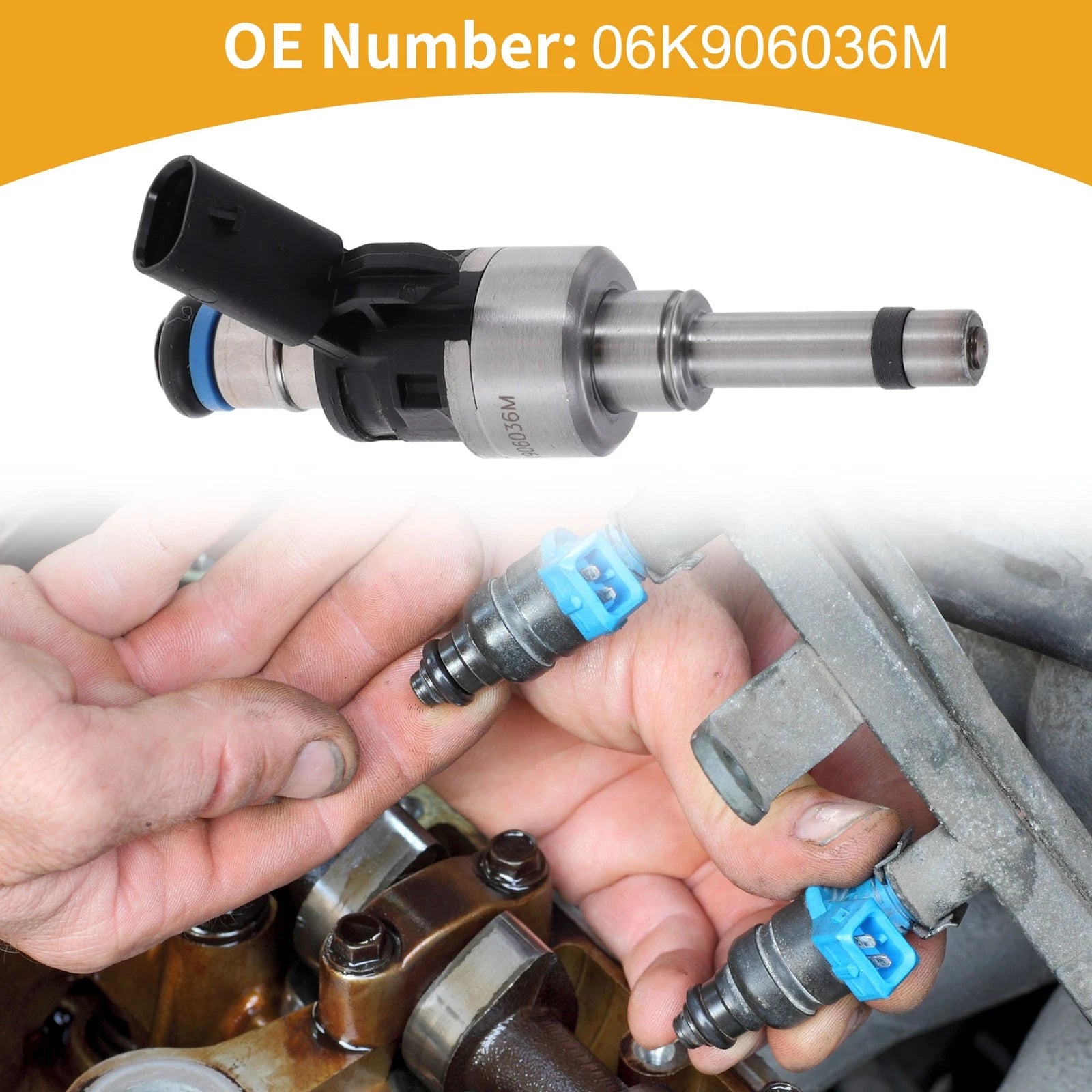 1 Pc No.06K906036M Fuel Injector for Audi A3 (2019–2020)