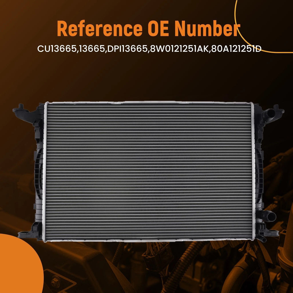 Aluminum Engine Radiator for Audi A5/A6 2.0L (2018–2022)