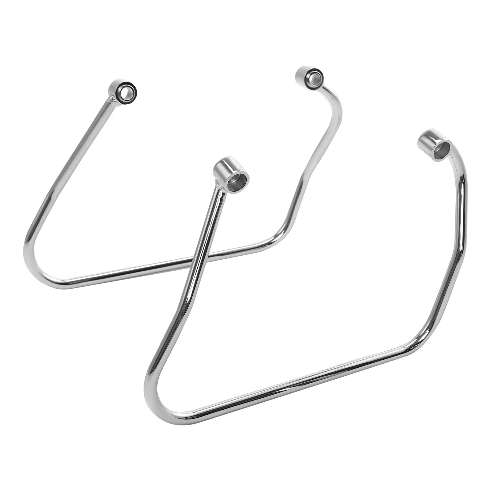 Chrome Saddlebag Support Bracket Kit for Harley Softail Slim (2018–2024)