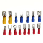280 x Crimp Terminals Assorted Copper PVC Tinplate
