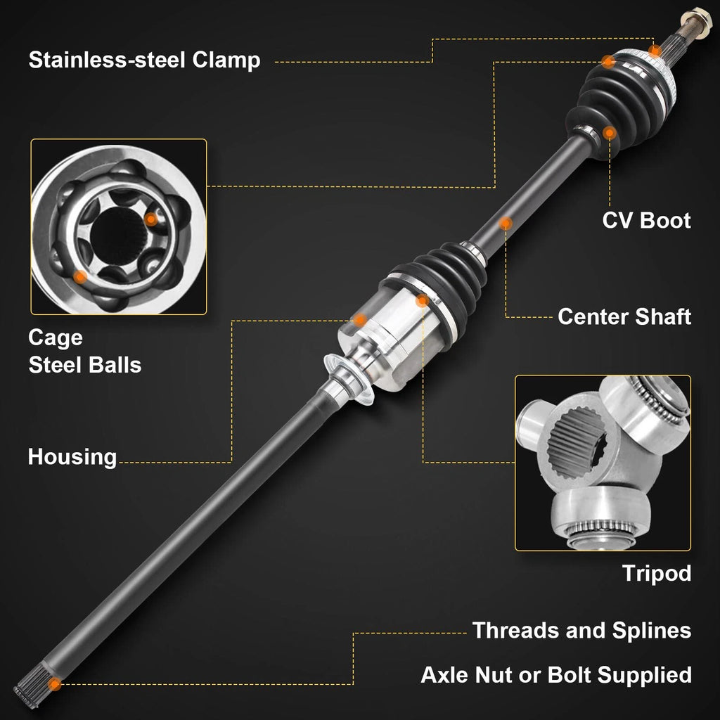 Front Right CV Axle Assembly for Ford Focus (2002-2004)