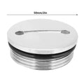 50mm Stainless Steel Gas Fuel Cap Cover with Chain for Boat Marine
