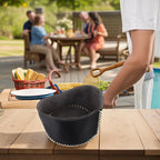 Faux Leather Gas Canister Cover for Outdoor Use