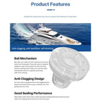 Scupper Valve for Boat (3/4 to 1-1/2 inch Outlet)