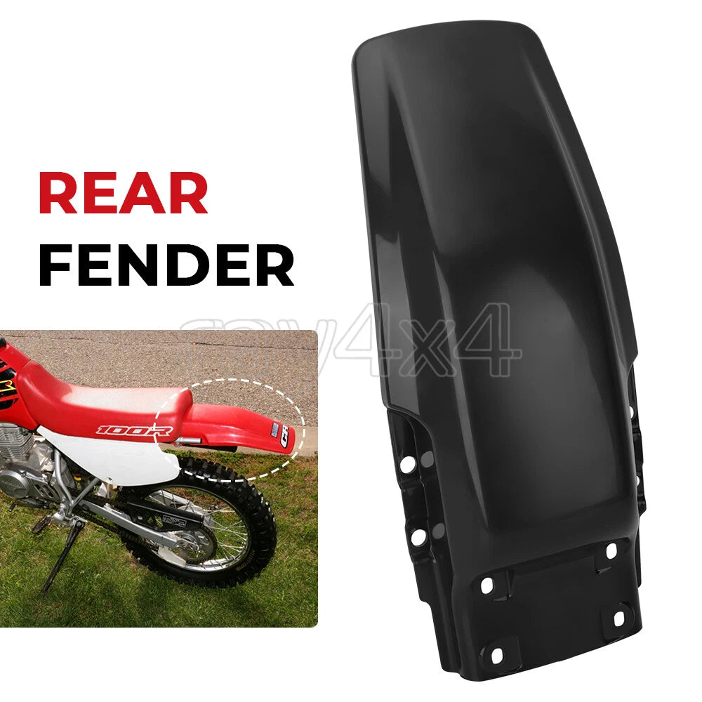 Rear Fender Black for Honda XR80R XR100R (1985–2000)