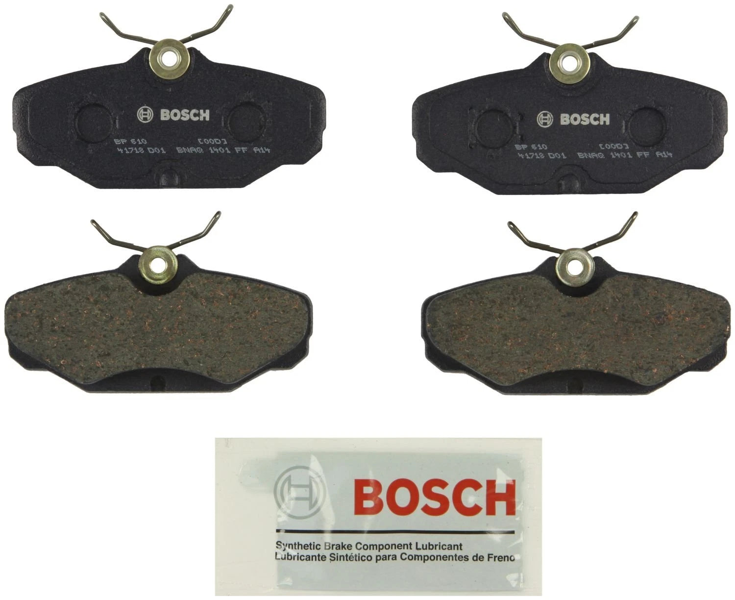 Bosch Rear QuietCast Brake Pads w/ Hardware for