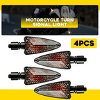 Set of 4 Smoke Lens Turn Signal Lights for Triumph Tiger 1050 (2006–2017)