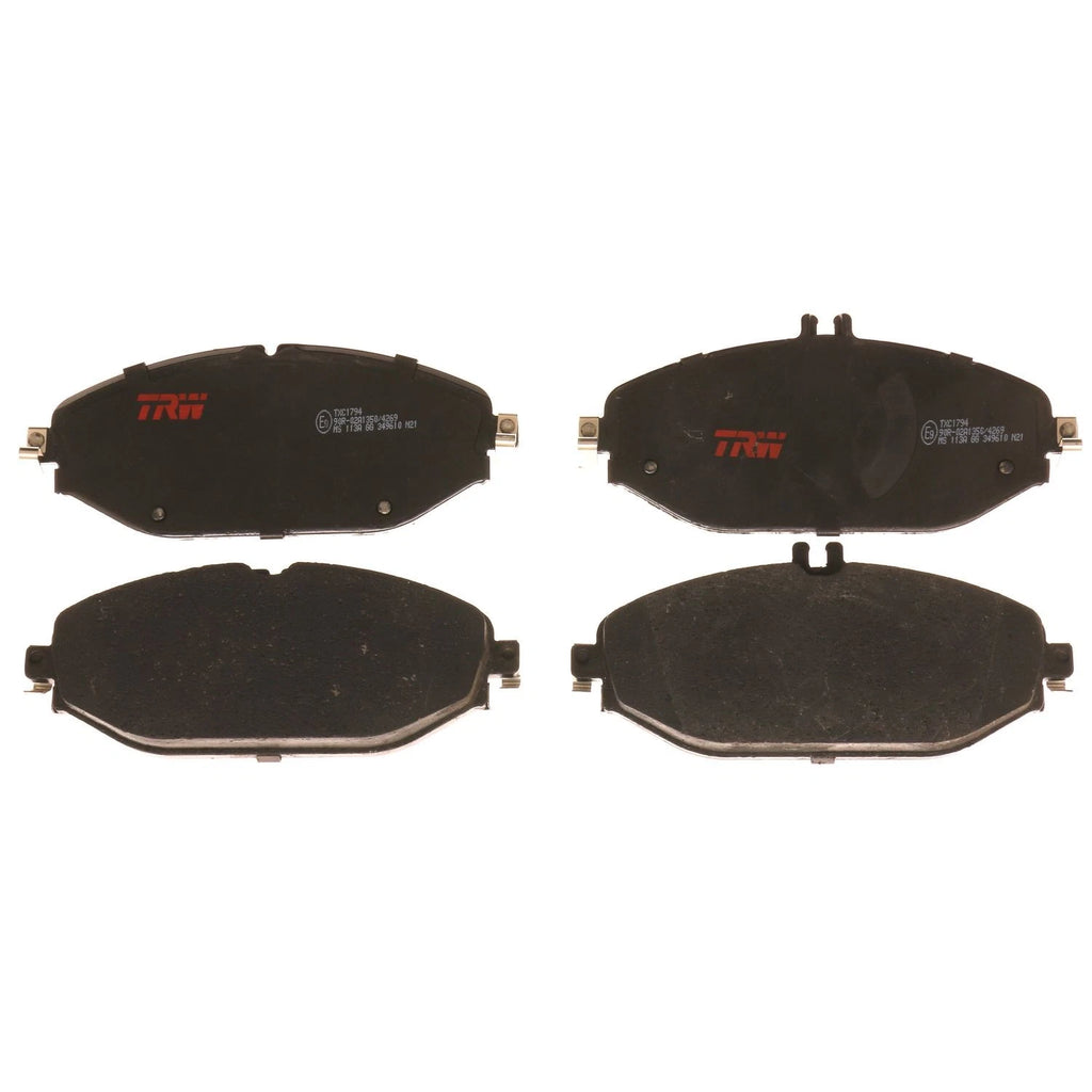 Set of 4 Disc Brake Pads for Mercedes-Benz C300 (2015–2021)