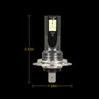 2 x H7 LED Headlight Conversion 110W 30000LM 6000K Canbus Error