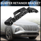 1pc Right Front Bumper Retainer Bracket for Hyundai Tucson (2022–2023) Black ABS