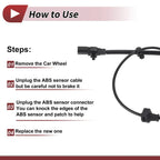 ABS Wheel Speed Sensor for Honda GIENIA GJ6 (2016-2023) Rear Left