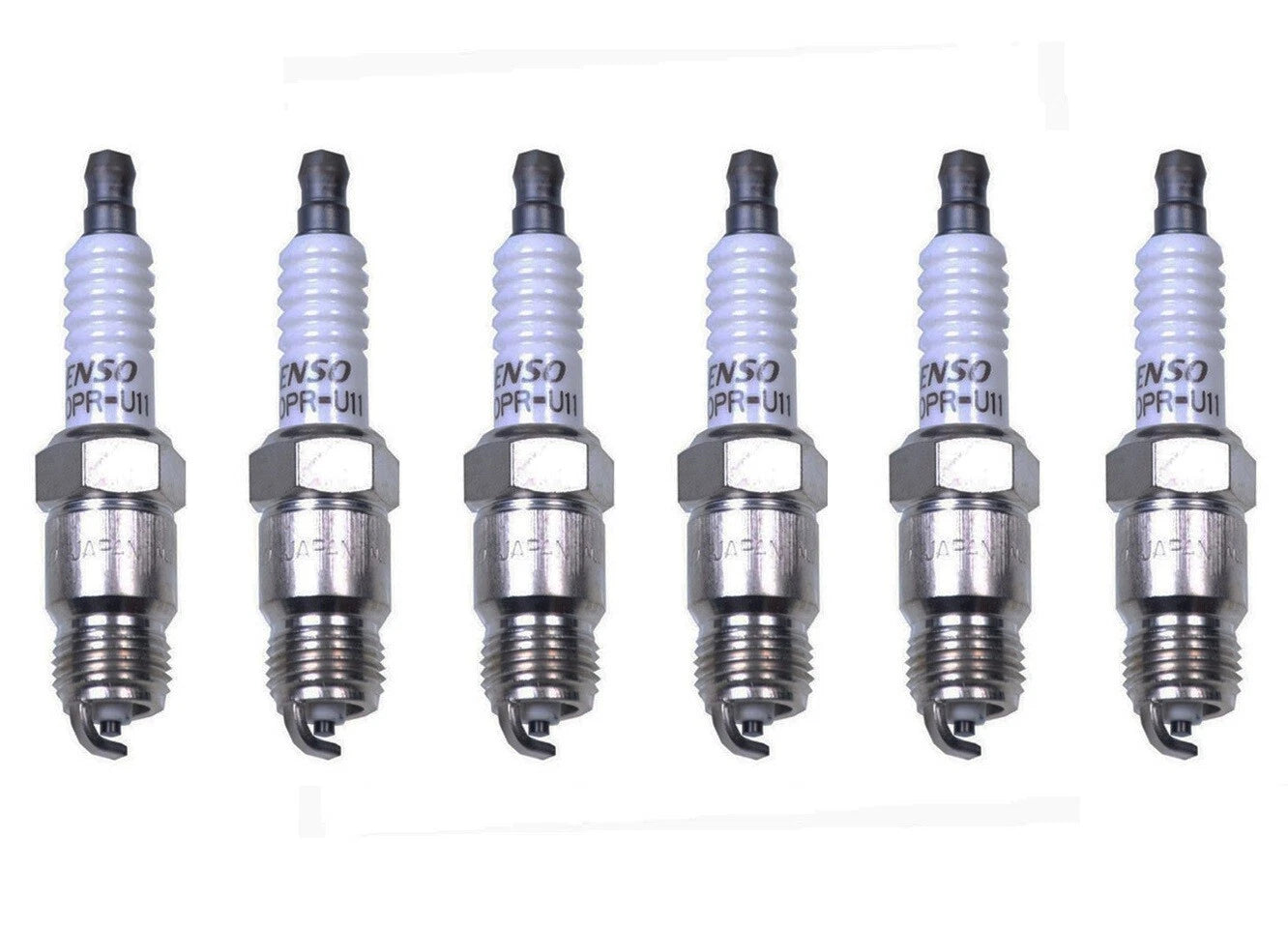 Set of 6 U-Groove Spark Plugs Gap 0.044 for Buick Chevy GMC Isuzu Oldsmobile
