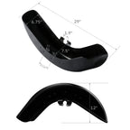 Front Fender for Harley Touring Street Glide FLHX (2014–2023) Vivid Black