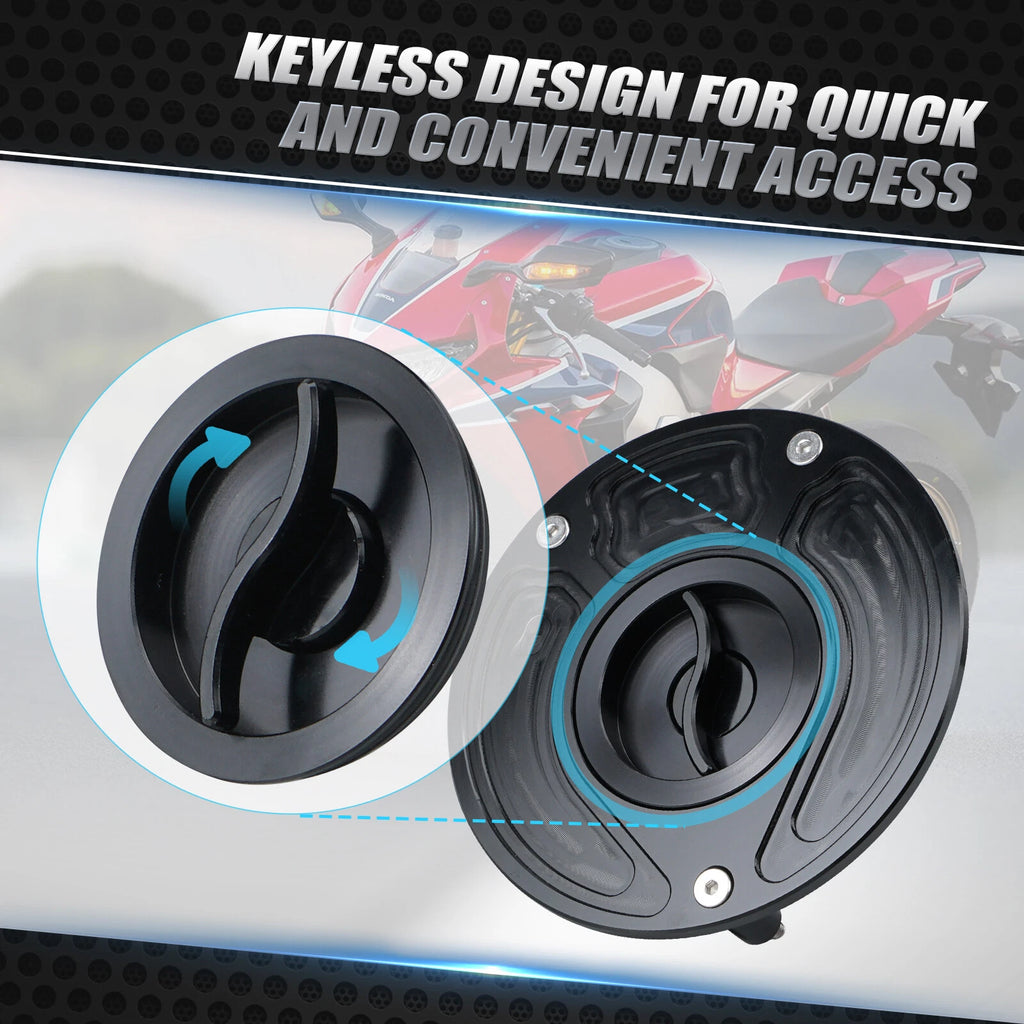 Fuel Gas Tank Cap Cover for Honda CBR1000RR (2004–2011), CBR600RR (2003–2015)