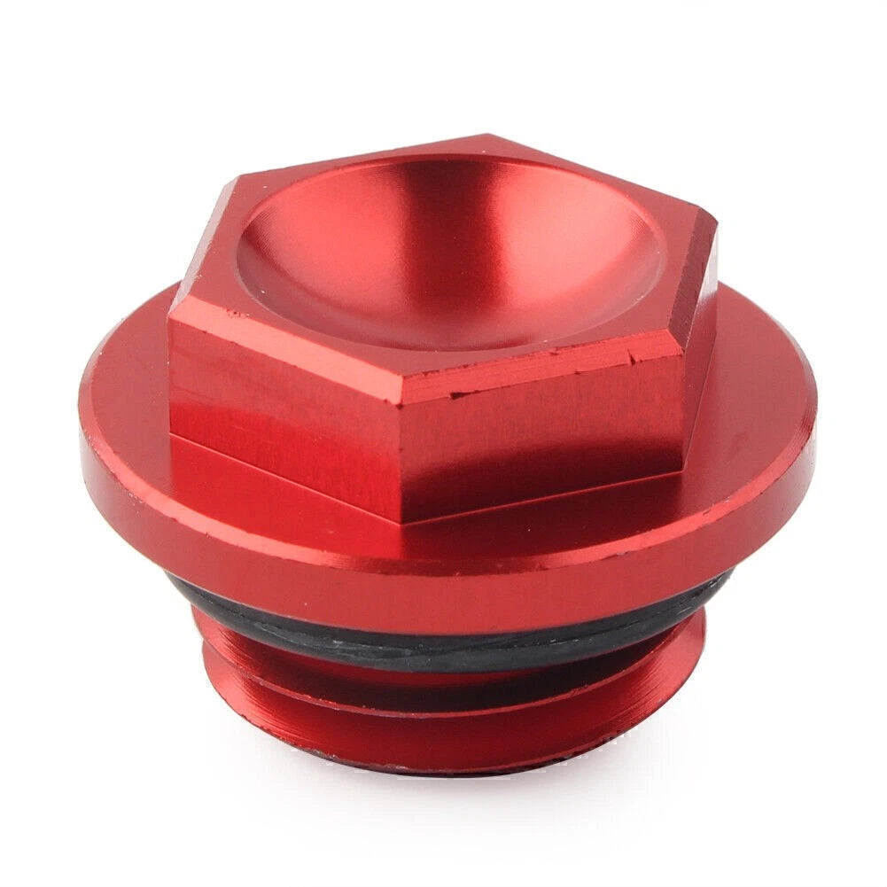 CNC Oil Filler Cap Plug for Yamaha YZ80 YZ85 YZ125 WR250F WR450F YF450F YZ250F (All Years) Red