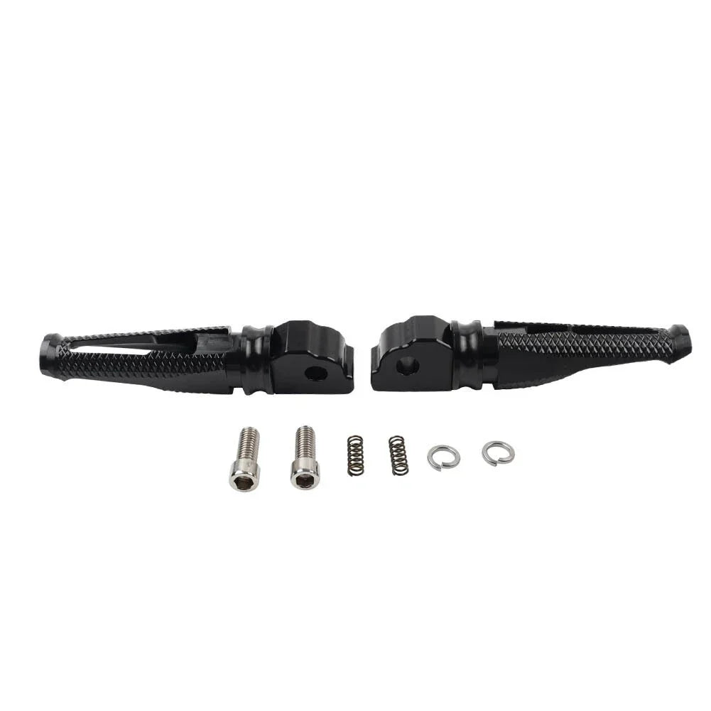 Black Rear Passenger Foot Pegs for BMW HP4 S1000RR S1000R (2012-2020)