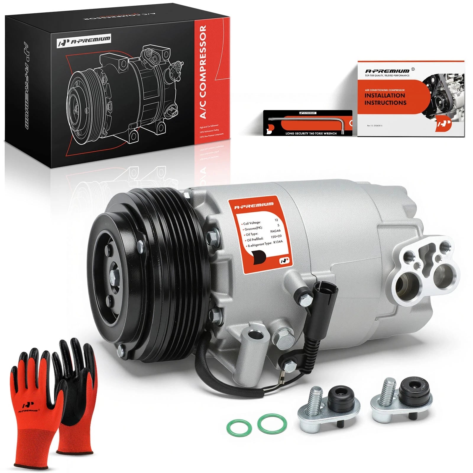 A/C Compressor with Clutch for BMW 320i Z4 E85 (2003–2005)